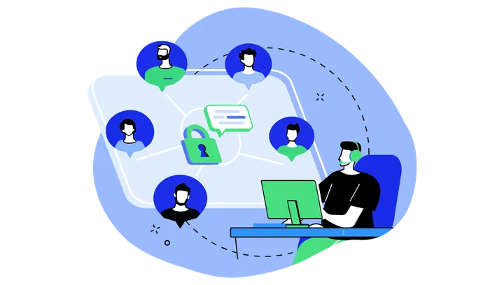 Chat privé : logiciel de support technique collaboratif - efficacité et confidentialité